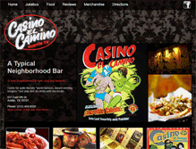 Tablet Screenshot of casinoelcamino.net